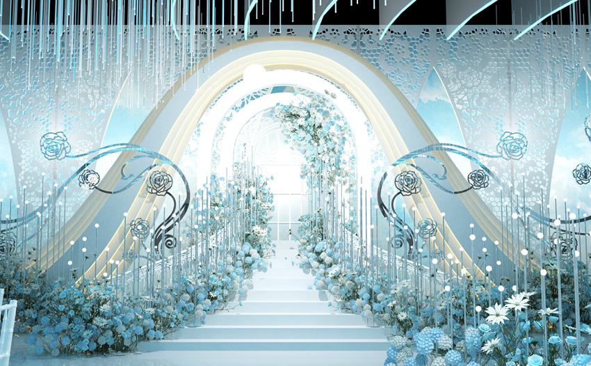 大祥釡香烙馍村水晶厅效果展示